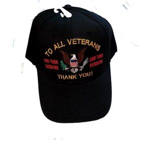 To All Veterans Thank You! Hat